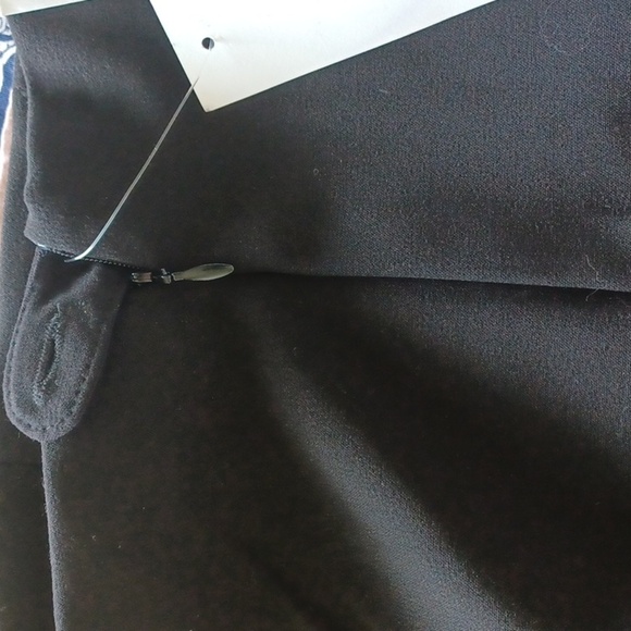 NWT Womens Petite Size 6P Coldwater Creek Black Straight Leg Dress Pants - Picture 7 of 9